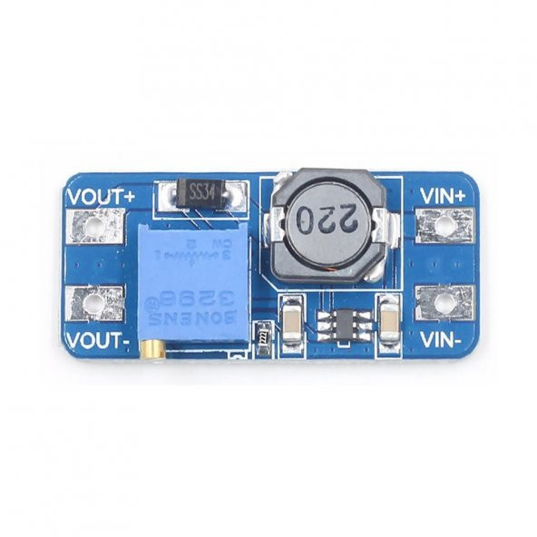 MT3608 Dc-Dc Step Up Boost Modül 2-28V 2A Voltaj Yükseltici - Resim 2