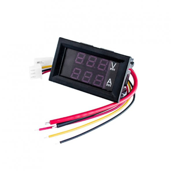 DC 0-100V 10A Digital Voltmetre Ampermetre DSN-VC288 - Resim 2