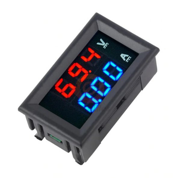 DC 0-100V 10A Digital Voltmetre Ampermetre DSN-VC288 - Resim 3