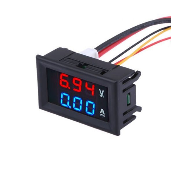 DC 0-100V 10A Digital Voltmetre Ampermetre DSN-VC288 - Resim 5