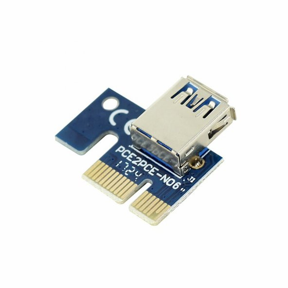 Mini PCI-E USB Molex Yükseltici Kart Bitcoin-Mining-Crypto ürün görseli 1