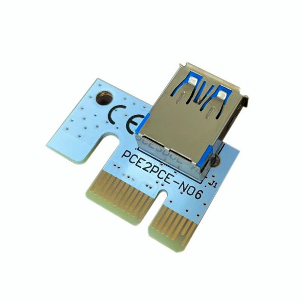 Mini PCI-E USB Molex Yükseltici Kart Bitcoin-Mining-Crypto - Resim 4