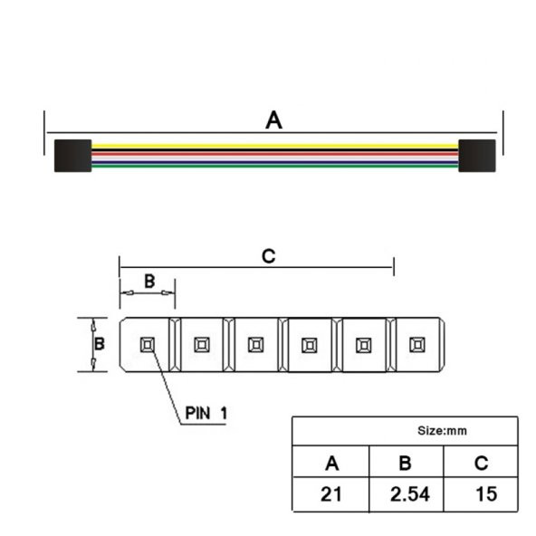 6 Pin Programlama Kablosu - Resim 8