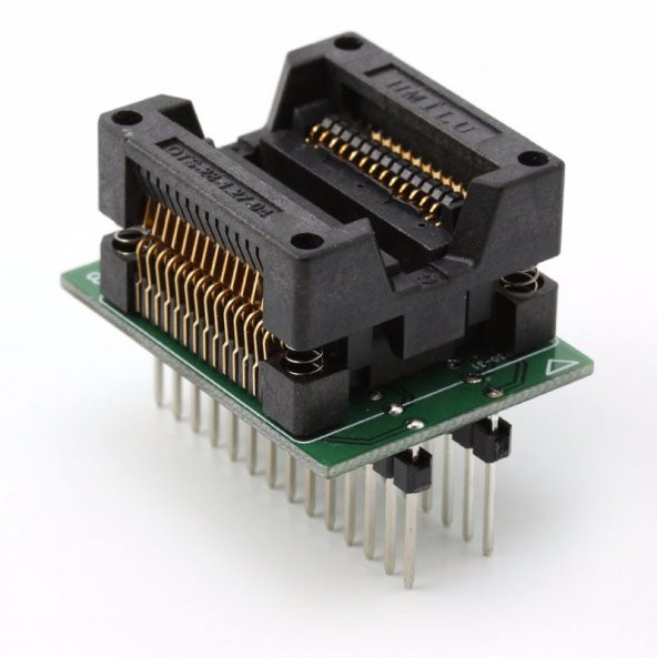 SOP28 SO28 to DIP28 Yaylı Adaptör Soket Eeprom Flash Programlayıcı Entegre Kolay Programlama Aparatı ürün görseli 1