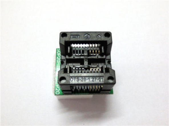2 li SOP8 SO8 to DIP8 Adaptör Soket - Resim 5