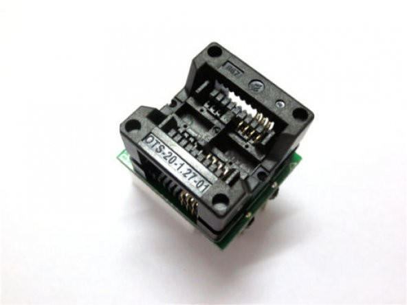 2 li SOP8 SO8 to DIP8 Adaptör Soket - Resim 6