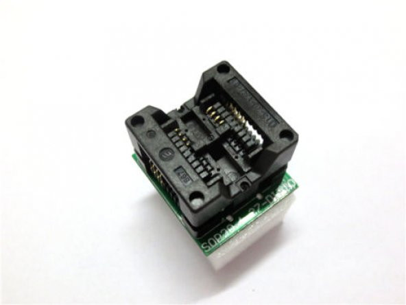 2 li SOP8 SO8 to DIP8 Adaptör Soket - Resim 7