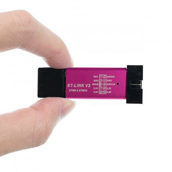 St-Link V2 Mini Klon Metal Kutulu Stm32 Arm Jtag Programlayıcı ürün görseli 1