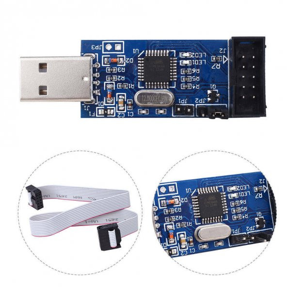 Usbasp V2.0 Usbısp Atmel Mcu Programlayıcı Avr Prog Usb Asp Isp - Resim 5