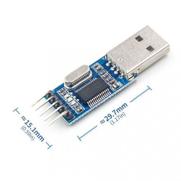 PL2303 USB to RS232 TTL UART Çevirici Modül Seri Port Haberleşme Mcu Uydu Alıcı Dvd GSM Telefon ürün görseli 1