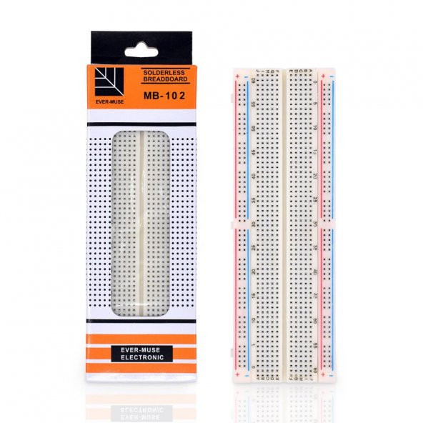 Breadboard Mb-102 830 Hücre Mb102 Büyük Boy Bread Board Proto ürün görseli 1