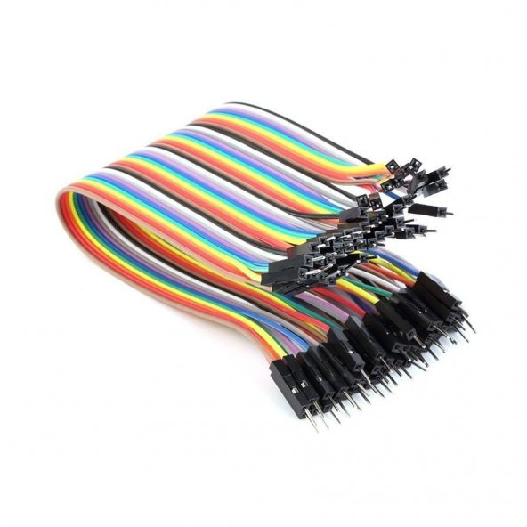 20cm 40 Pin Erkek Erkek Dupont Kablo ürün görseli 1