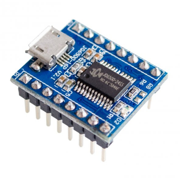 JQ6500 Mp3 Modülü-16Mbit Mini Ses Mp3 WMV 5 TuşluKontrol Microusb ürün görseli 1