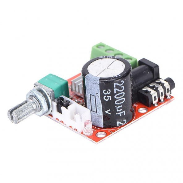 PAM8610 2x 10W Stereo Amplifikatör Modül  DC 6-15V Class D Amfi Devresi Ses Kontrol Potu ürün görseli 1