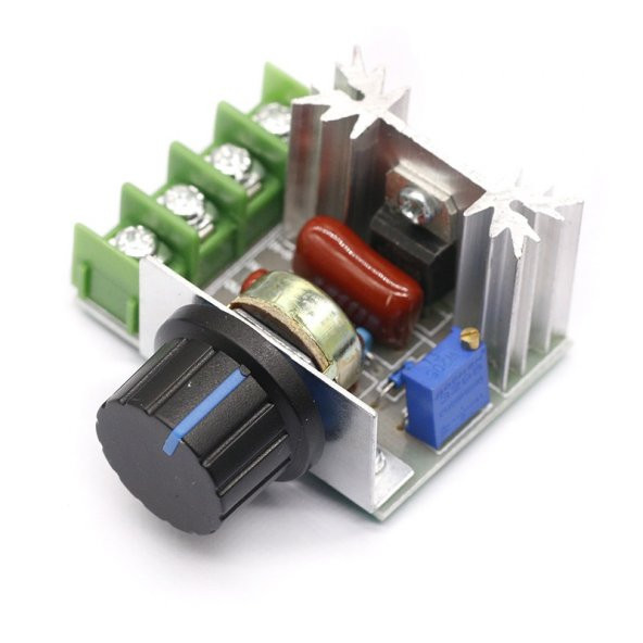 AC 220V 2000W Dimmer-Hız Kontrol Devresi-Voltaj Regülatörü-SCR Elektrikli Fırın Rezistans Su Isıtıcı ürün görseli 1