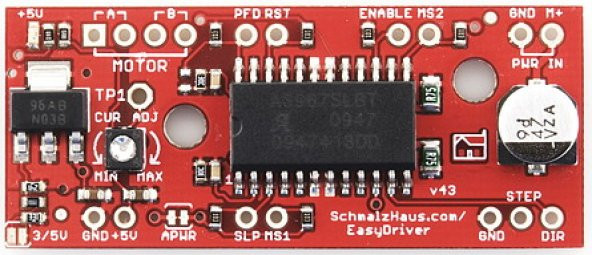A3967 Step Motor Sürücü-30V-17 Pin Erkek header ürün görseli 1