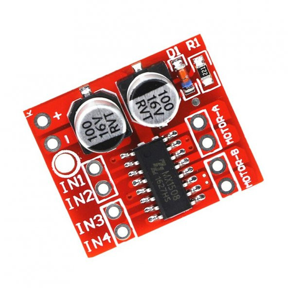 Mini L298N Motor Sürücü Modül-Hız Kontrollü ürün görseli 1