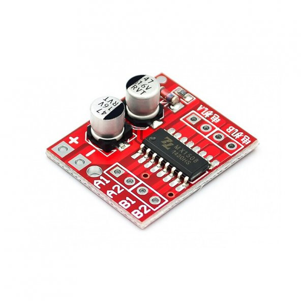 Mini L298N Motor Sürücü Modül-Hız Kontrollü - Resim 2