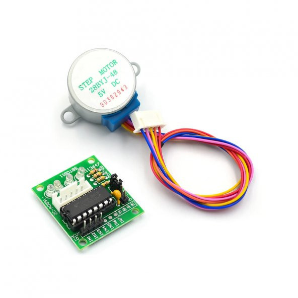 5V 28BYJ48 Step Motor + ULN2003A Sürücü Kartı - Resim 3
