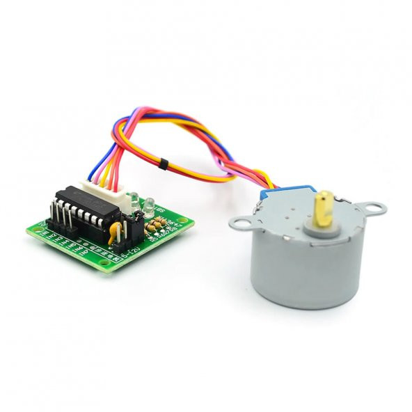 5V 28BYJ48 Step Motor + ULN2003A Sürücü Kartı - Resim 4
