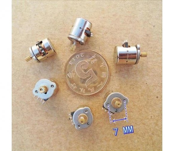 Micro Step Motor 8x9,2mm - DC 3V 0.5 A - Resim 5