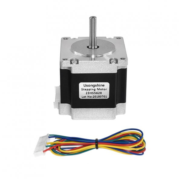 23Hs5628 Nema 23 Step Motor 12,6 Kg.Cm 1,8 Derece 2.8A ürün görseli 1