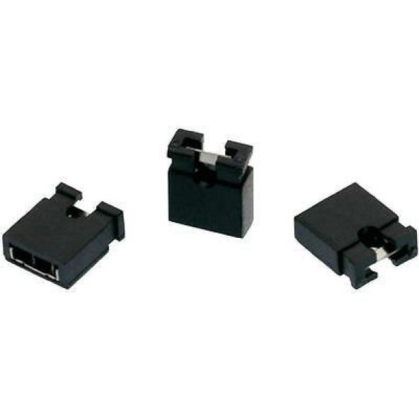 2.54mm Standart PCB Mini Jumper/Şönt (10 Adet) - Resim 2