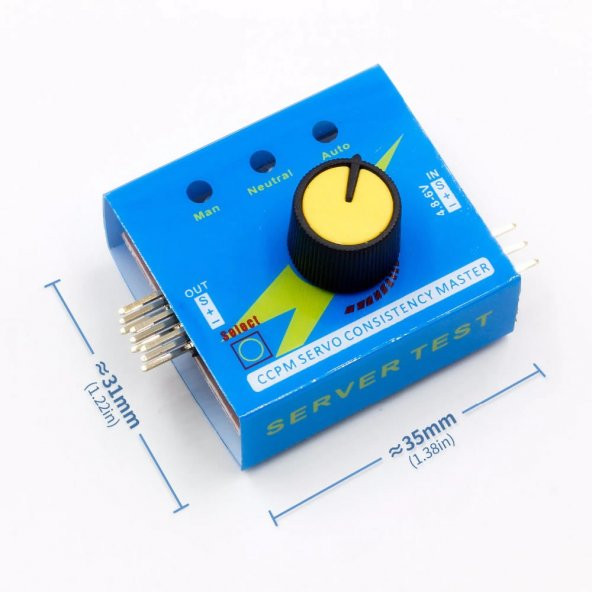 Servo Motor Hız Kontrol Servo Test Cihazı ESC Tester - 3 Kanal ürün görseli 1