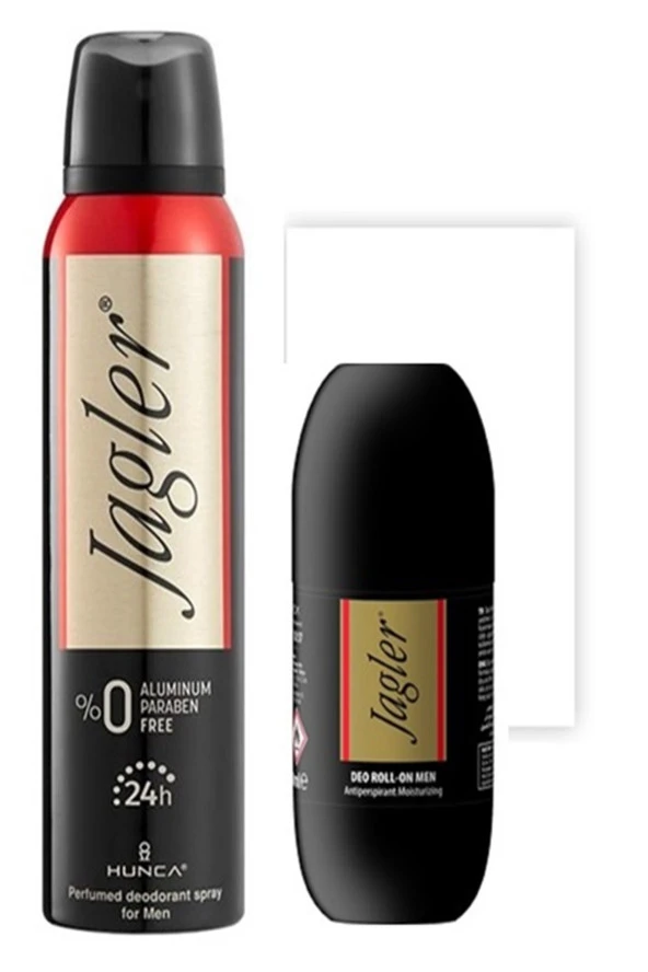 Jagler Erkek Deodorant 150 ml + Jagler Erkek Roll on 50 ml ürün görseli 1