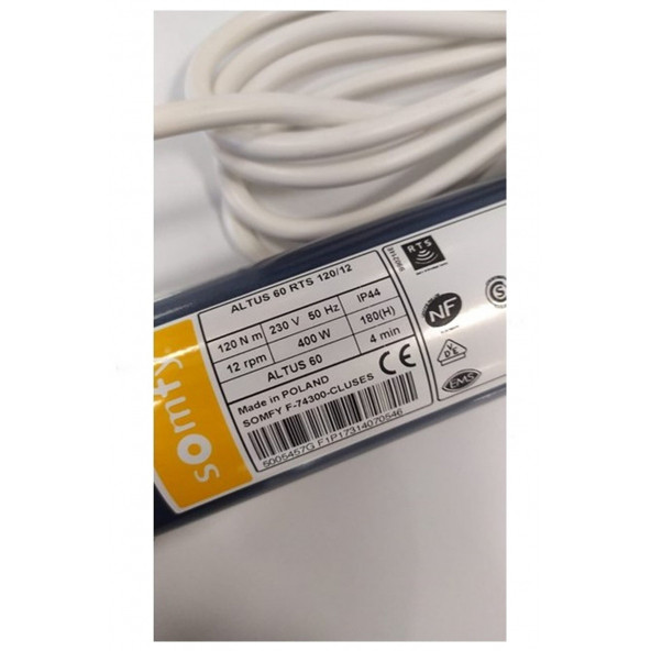 Somfy Altus 60 Rts 120-12 Alıcılı Motor Uyumlu ürün görseli 1