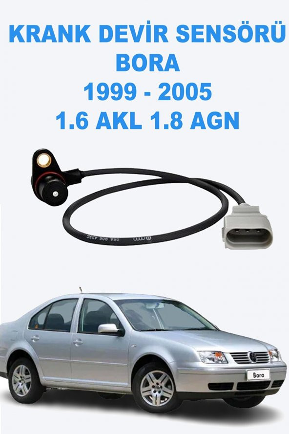 Volkswagen Bora 1999 - 2005 1.6 Akl 1.8 Agn Krank Devir Sensörü - 06A906433C ürün görseli 1