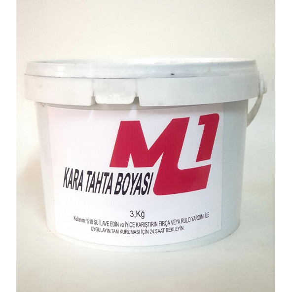 M1 ART Kara Tahta Boyası 3.kg ürün görseli 1