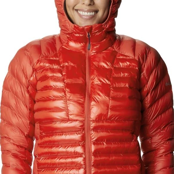 Columbia Labyrinth Loop Hooded Bayan Mont - Resim 3