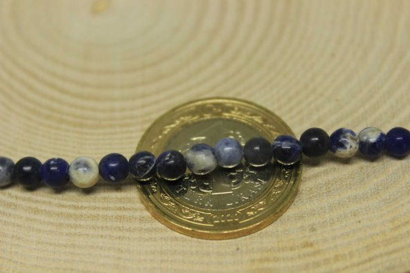 Sodalit Taşı 4mm/10 adet ürün görseli 1