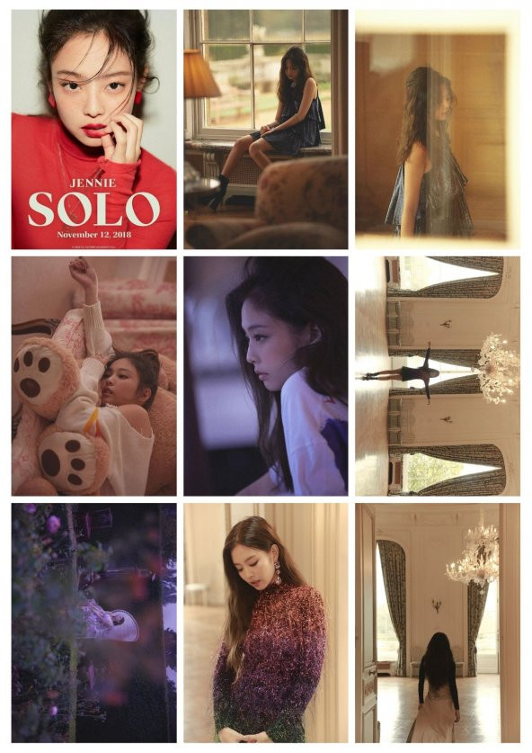 PTTAVM: Blackpink BLACKPINK Jennie Solo Fotokart Seti