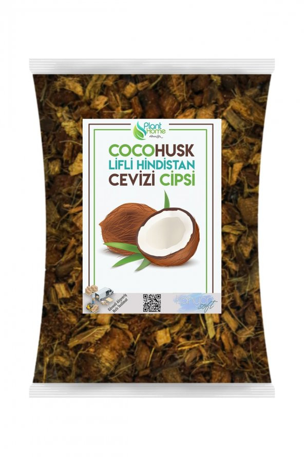 Planthome Powermix Cocohusk Orkide Bakımı Için Hindistan Cevizi Cipsi 1 Litre CocoHusk ürün görseli 1