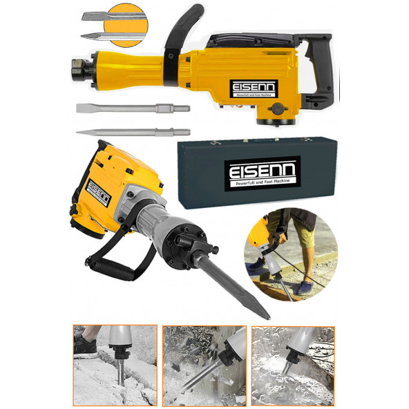 Eisenn Germany Technology 3800 W Herocco Plus 18 Kg 57 Joule Prof Kırıcı Keski Ve Murç Hediye ürün görseli 1