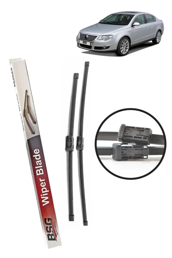 Volkwagen Golf5-golf6-passat Ön Takım Silecek 3397118979 / 119305 (600 X 475 Mm) (muz Tıp) 2… ürün görseli 1