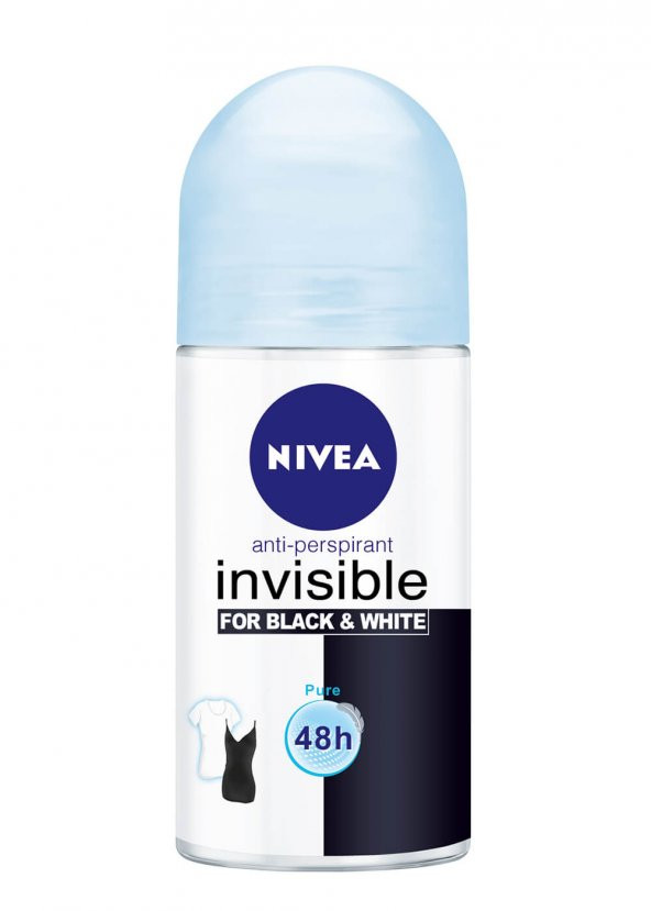 Nivea Roolon Bayan 50 ml İnvesible Pure (mavi ) ürün görseli 1