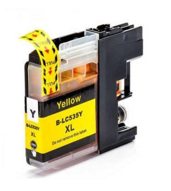 Brother Uyumlu LC535XL (10ML) Muadil Sarı  Inkjet Kartuş ürün görseli 1