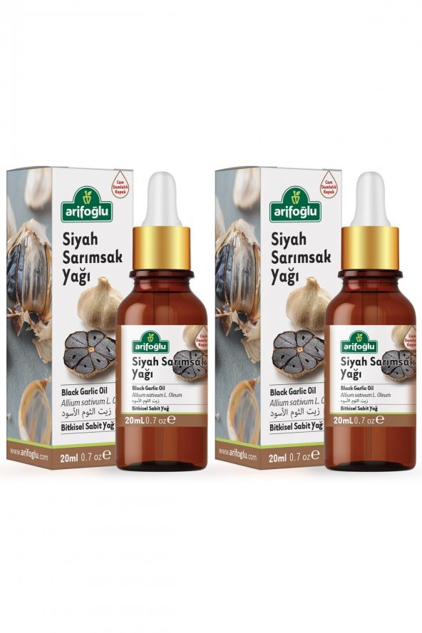 Arifoğlu Siyah Sarımsak Yağı 20ml 2 Li Set ürün görseli 1