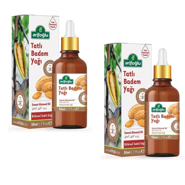 Arifoğlu Tatlı Badem Yağı 2 x 50 ML ürün görseli 1