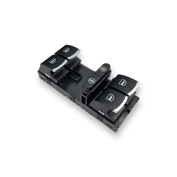 Seat Alhambra 2011-2015 Sol Ön Kapı Cam Düğmesi Kromlu 7P6959857 ürün görseli 1