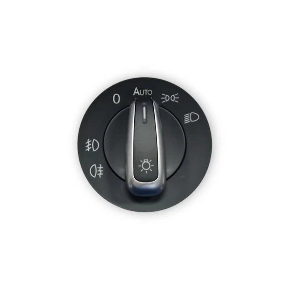 VW Scirocco 2009-2018 Far Anahtarı Auto Otomatik Krom 3C8941431A ürün görseli 1