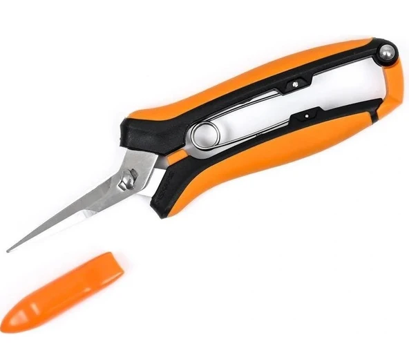 Fiskars 1063325 Bitki ve Hasat Makası Eğik Uçlu SP160 ürün görseli 1