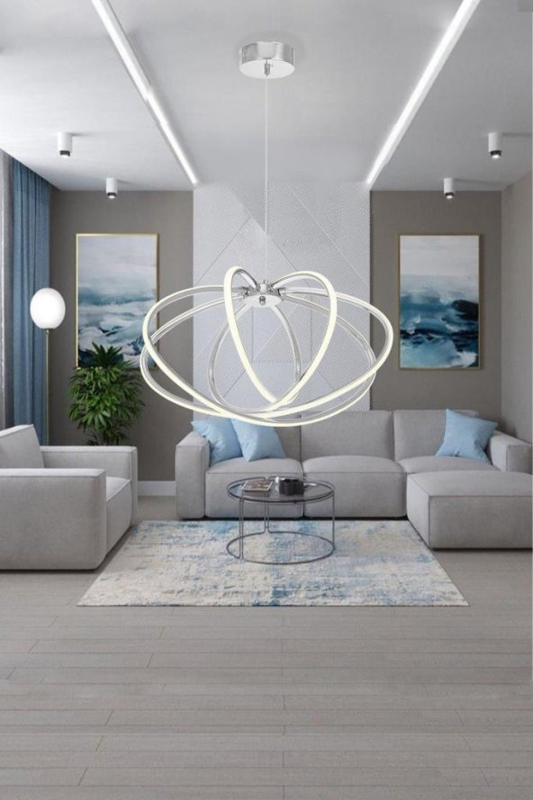 Eray Aydınlatma 923-4 Sarkıt 4lü Led Avize - Resim 2