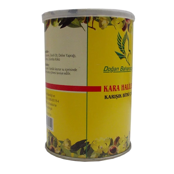 Kara Halileli Karışık Bitkisel Çay 100Gr Teneke Kutu - Resim 3