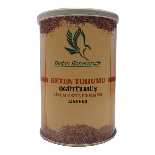 Keten Tohumu Öğütülmüş Doğal 150 Gr Teneke Kutu ürün görseli 1