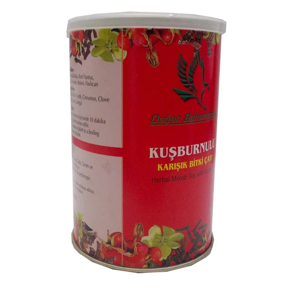 Kuşburnulu Karışık Bitkisel Çay 100 Gr Teneke Kutu - Resim 2