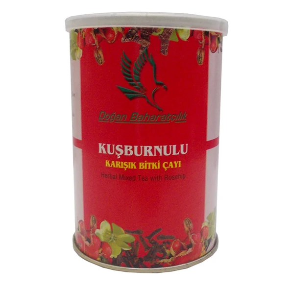 Kuşburnulu Karışık Bitkisel Çay 100 Gr Teneke Kutu ürün görseli 1